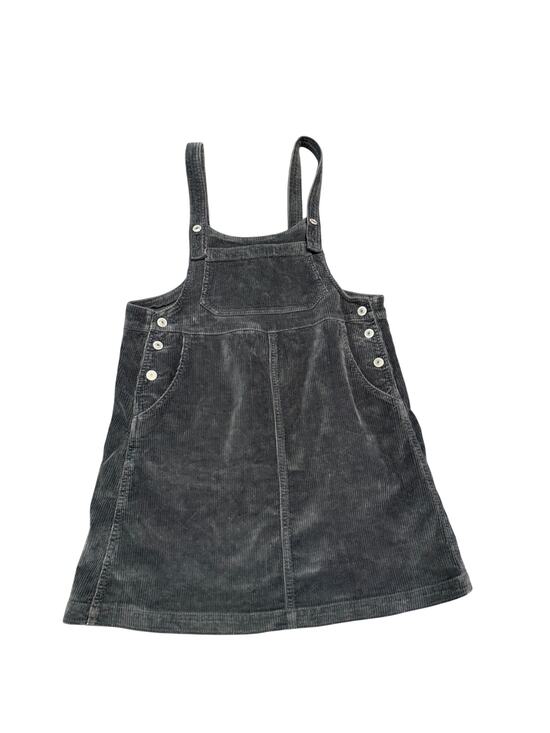 American Eagle Outfitters Dresses & Skirts - American Eagle Charcoal Grey Corduroy Overall Pinafore Dress Size Small Classic